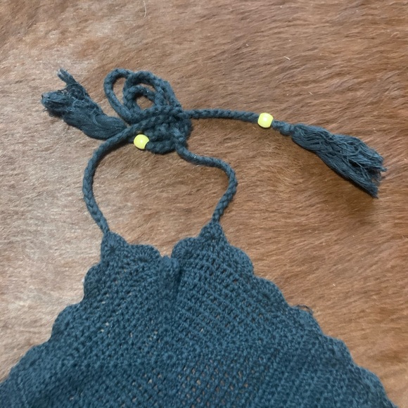 Pacsun Kendall & Kylie Crochet Halter Crop Top - Picture 8 of 12